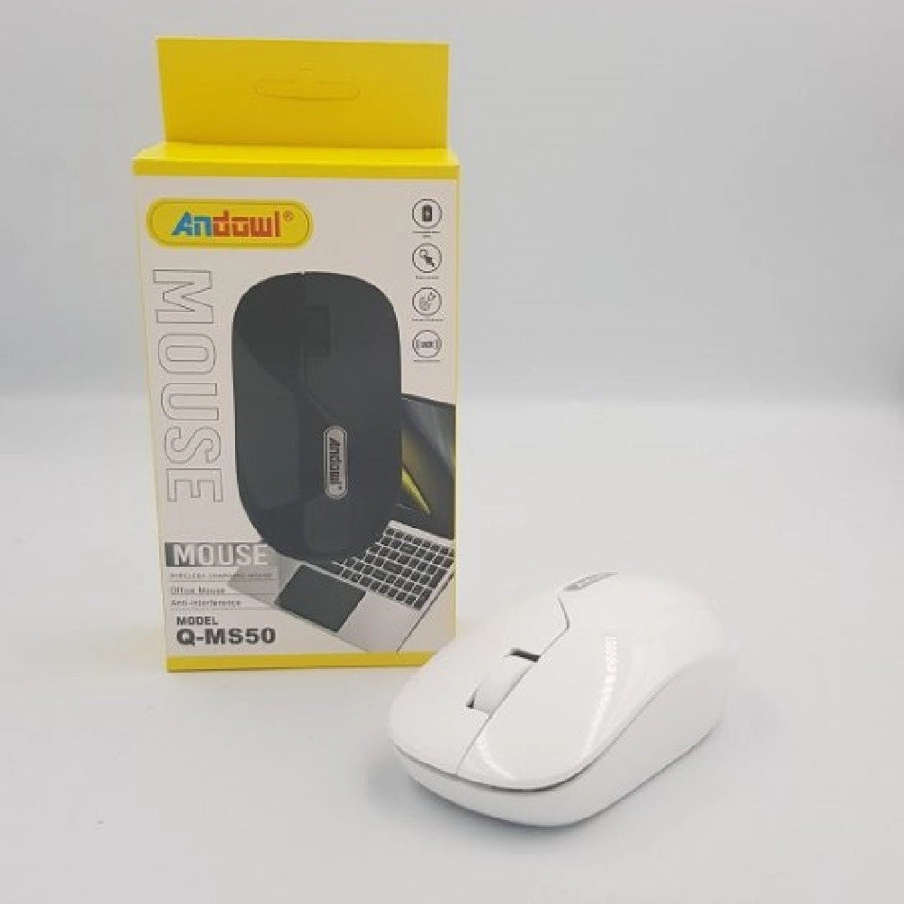 Trade Shop - Mouse Wireless 2,4 Ghz 10m Senza Fili 3 Opzioni Risoluzione Dpi Pc Laptop Q-ms50 -