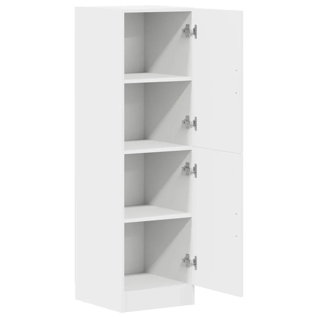 vidaXL Mobile da Cucina Bianco 38x41,5x131,5 cm in Legno Multistrato