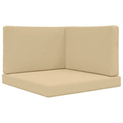 Cuscino per divano da esterno 3 pz | Cuscini per sedie Beige Poliestere