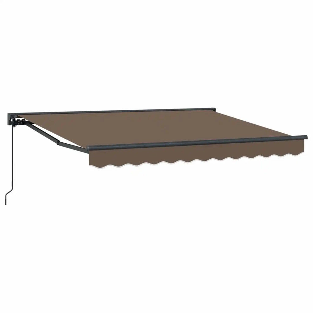 Tenda retrattile manuale Tortora 4,5 × 3,5 m 3426296