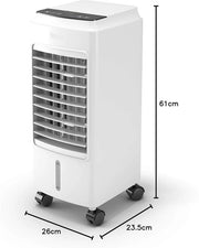 Aircondizionatore portatile - raffreddamento dell'aria - 4 Litri serbatoio d'acqua - raffreddatore portatile dell'aria.