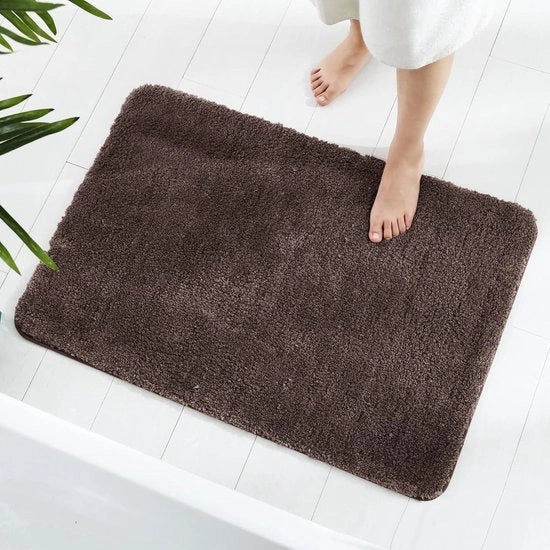 Tapijt per bagno in microfibra soffice - antiscivolo - design moderno