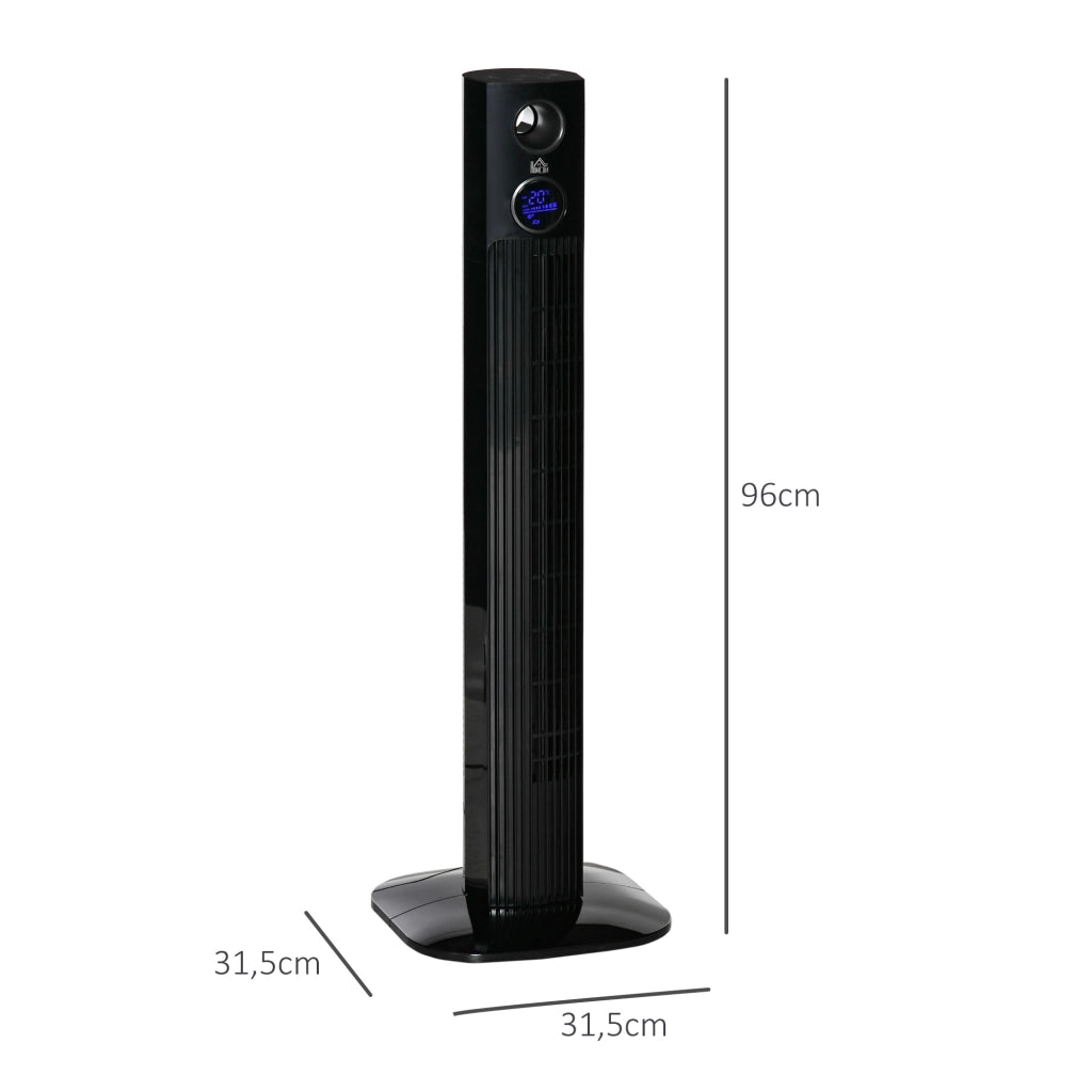 Ventilatore a colonna oscillante 70¡ã ¨C zephmum ¨C nero