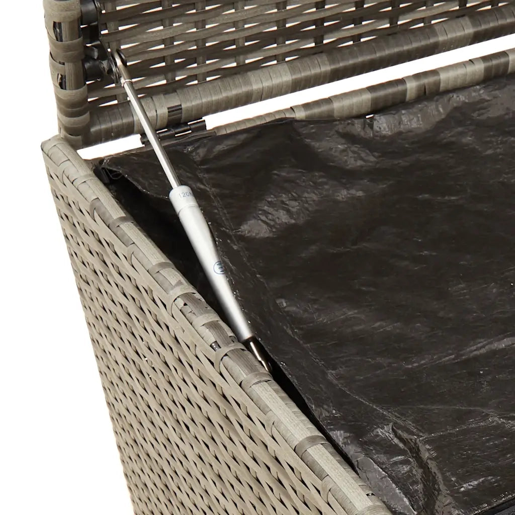 Contenitore da Giardino con Ruote Grigio 190L in Polyrattan CFW2445477