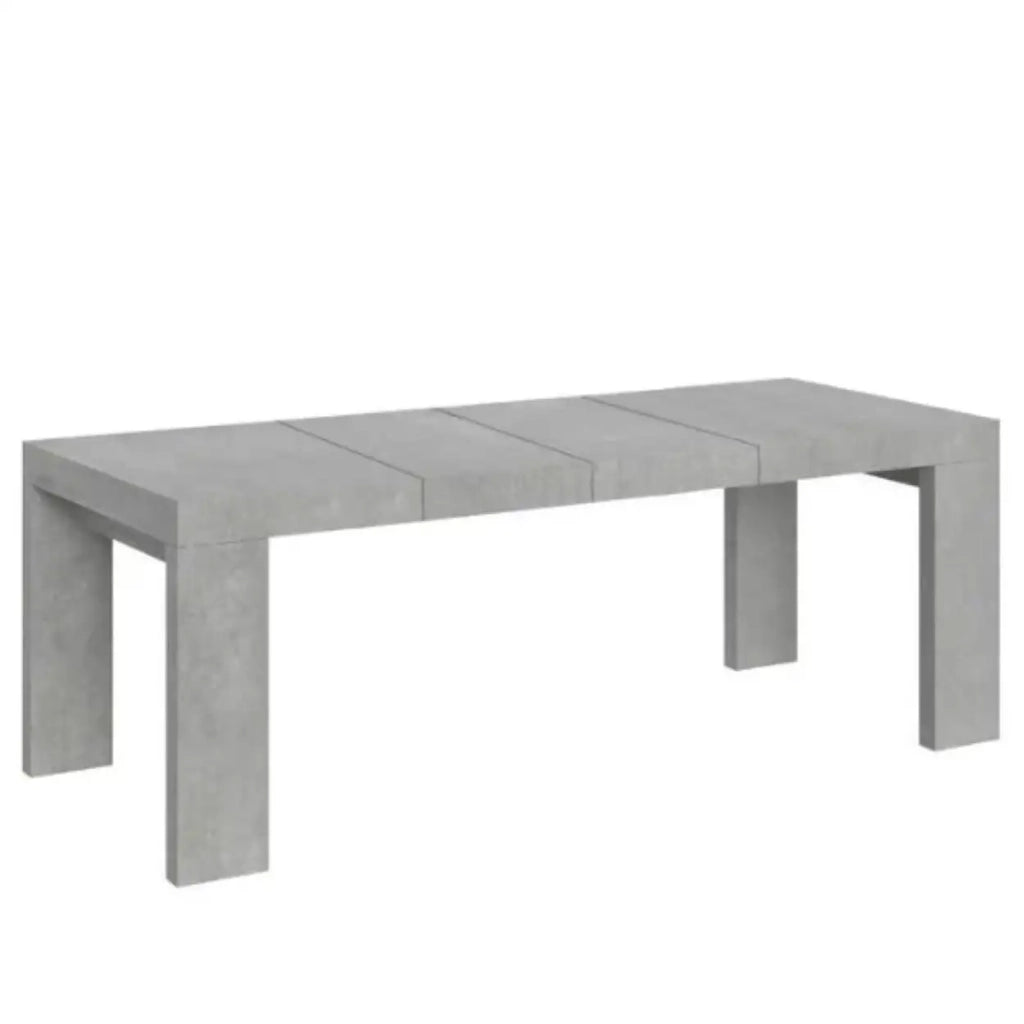 Tavolo allungabile 160/264x90 cm Roxell Premium colore cemento