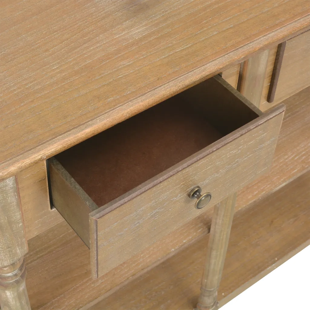 Tavolino Consolle | Tavolo d'Ingresso 110x30x76 cm in Legno Multistrato