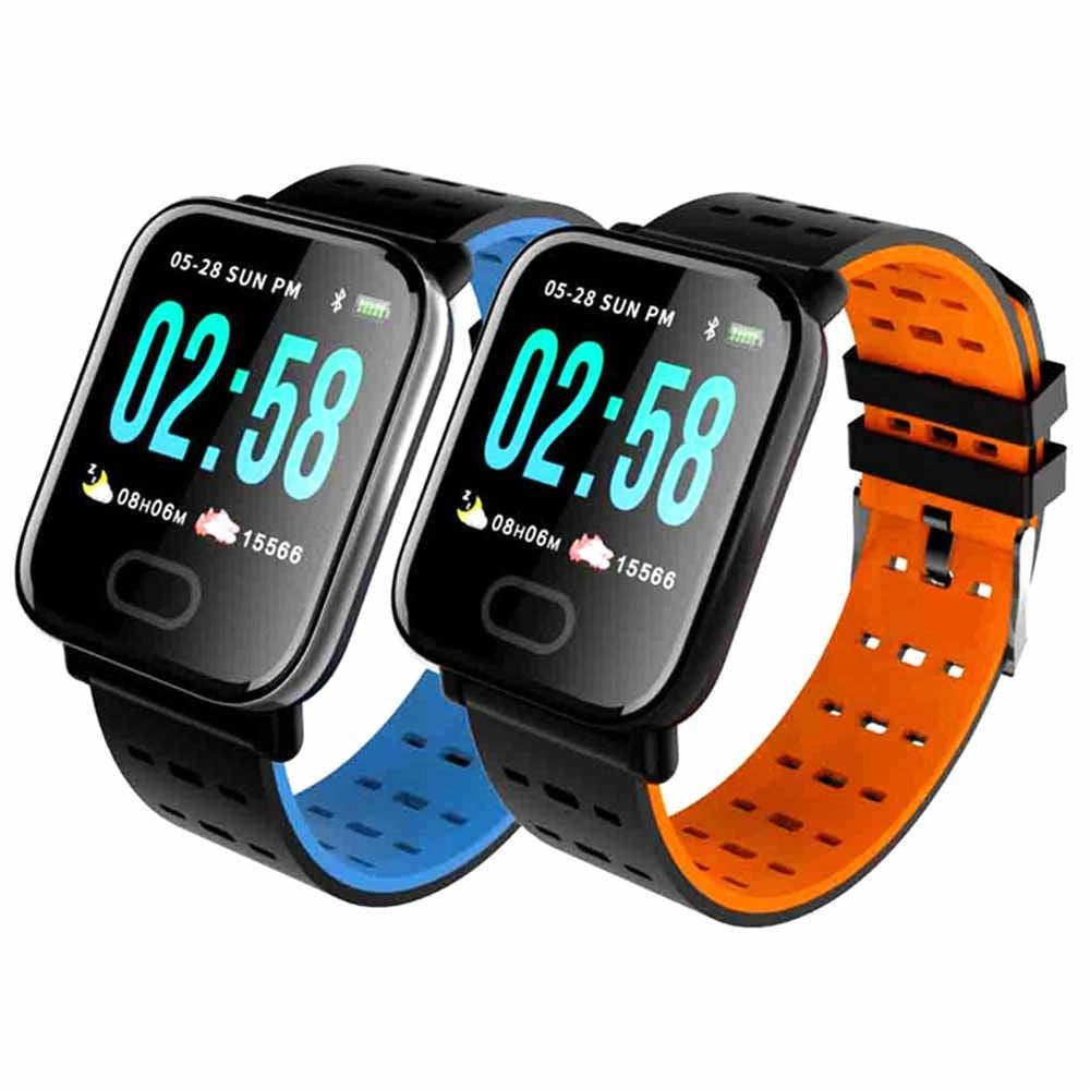 Trade Shop - Smart Watch A6 Bracciale Pressione Sanguigna Frequenza Cardiaca Monitor Fitness -