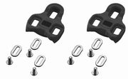 Piastre nere per bicicletta da corsa - compatibili con Lock Keo - set da 2