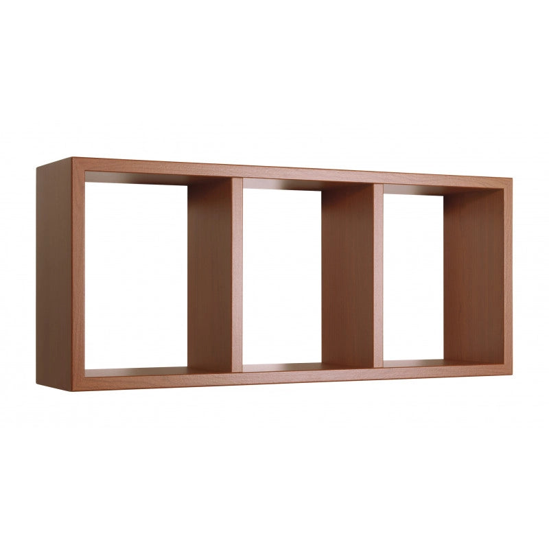 Mensola da Muro, Libreria Sospesa, Libreria da Parete, Scaffale da Parete, Ciliegio, 70x30 p15,5 cm - Tristano