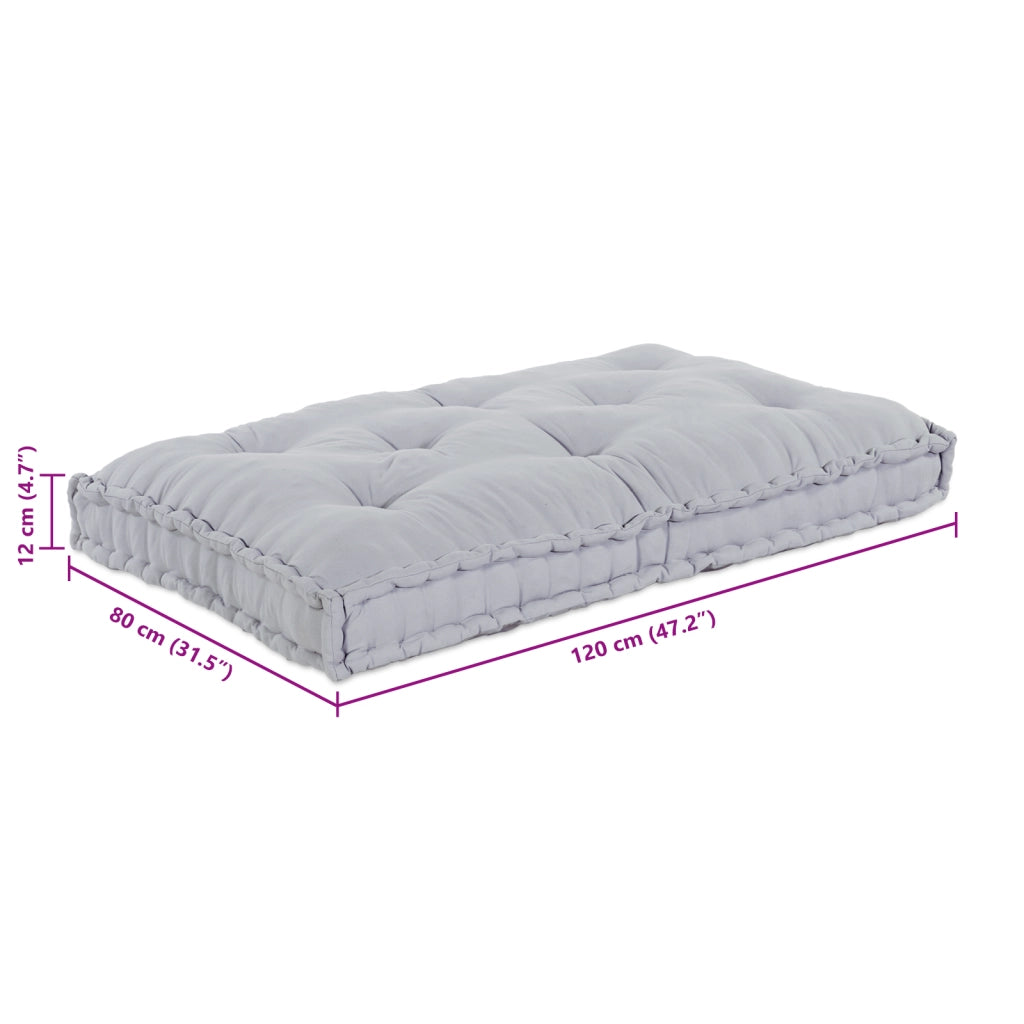 Cuscino per divano pallet grigio
