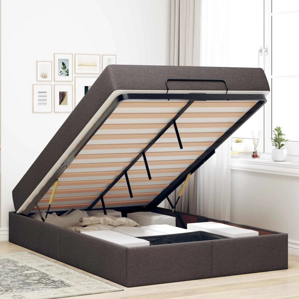 Struttura letto con materasso 2 pcs Tanno Tessuto 3399483