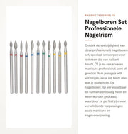 Set di punterelle per unghie - Rimuovi le cuticole con il dispositivo di rimozione delle cuticole elettrico - Bit per manicure elettrica per unghie - Formato compatto - Adatto per acrilato e gel.