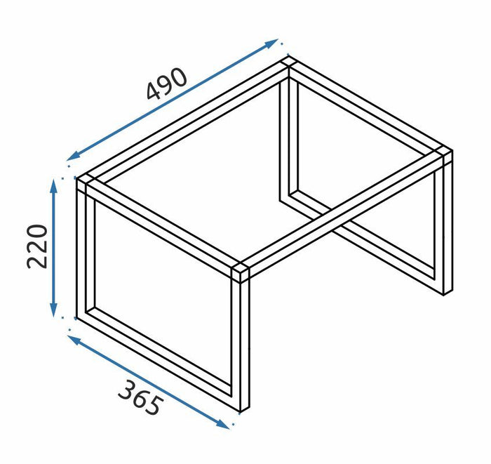 Lavabo In Conglomerato Goya 50cm + Telaio