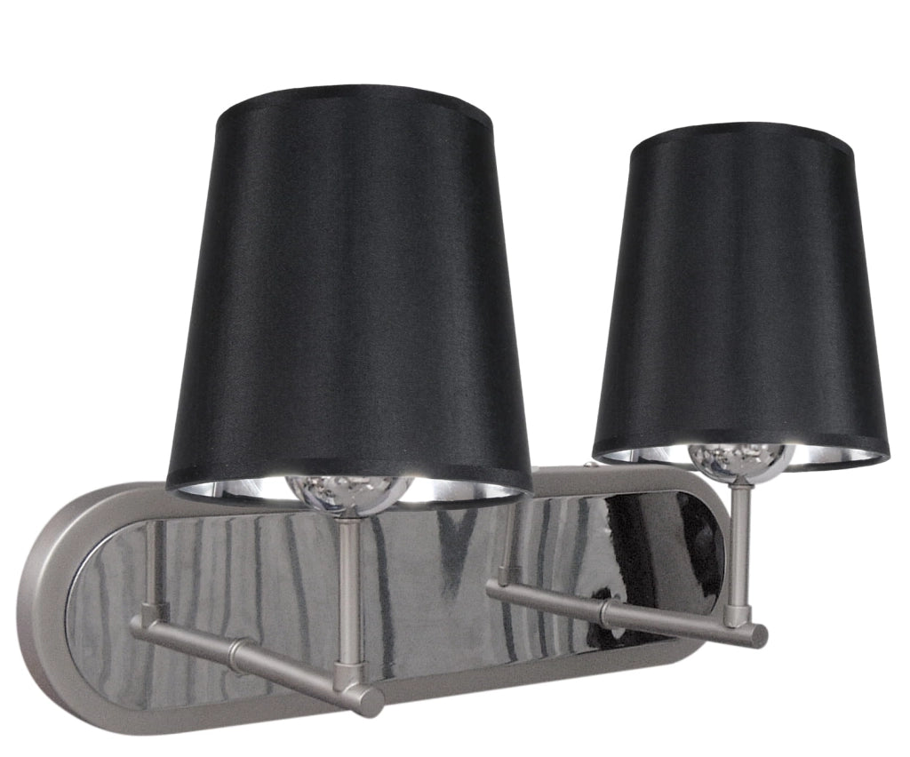 Applique Candellux Milonga 22-53503 cromata nera 2xE27