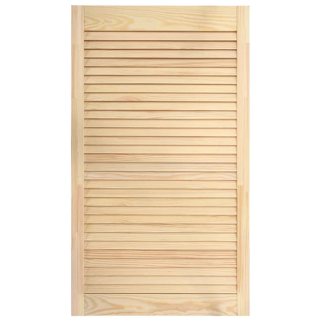 Set di 4 ante a persiana ante per armadi ante per mensole rivestimento per armadio guardaroba 99,3x49,4 cm legno di pino massiccio 02_0003924
