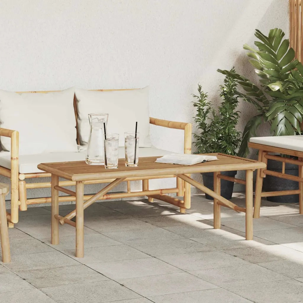 Tavolino da salotto Marrone 110 x 50 x 43 cm Bambù 4106594