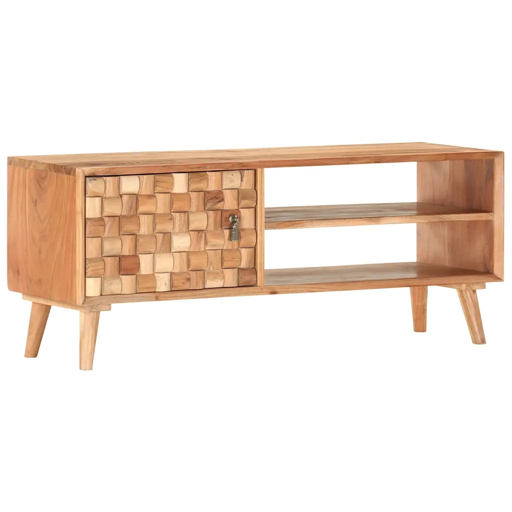 Mobile TV | Armadietto TV | Mobile Porta TV 100x30x40 cm in Legno Massello di Acacia