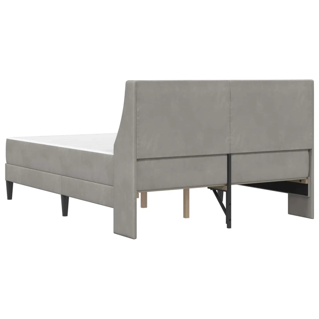 Struttura letto con materasso Grigio chiaro 120 x 200 cm