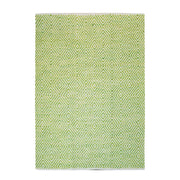 Tappeto Cocktail 300 in Cotone Verde a Rombi