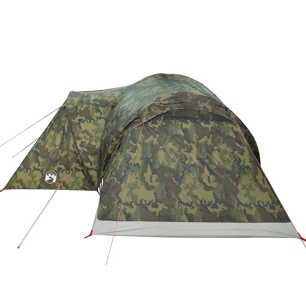 Tenda da Campeggio a Cupola per 6 Persone-Tenda per Escursionismo Mimetica Impermeabile 273991
