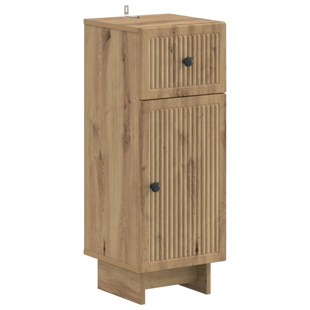 Mobiletto da Bagno EDE Rovere Artigianale 30 x 31 x 80 cm 895954