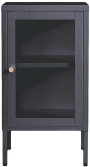 Cassa di esposizione in vetro - cassa in acciaio - risparmio di spazio - 38 cm x 35 cm x 70 cm