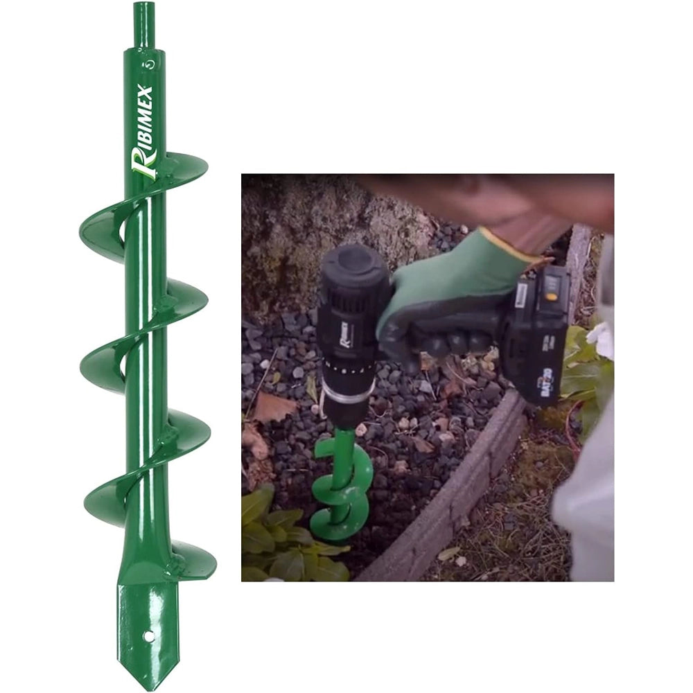 PUNTA TRIVELLA TRAPANO SPIRALE RICAMBIO Ø60mm 320mm RIBIMEX