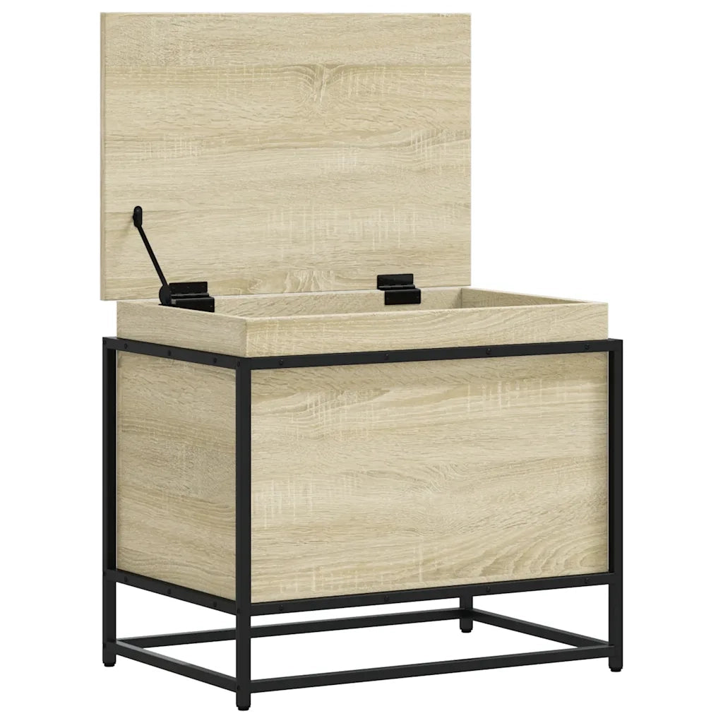 Contenitore con Coperchio Rovere Sonoma 60x40x51,5cm Truciolato 848795
