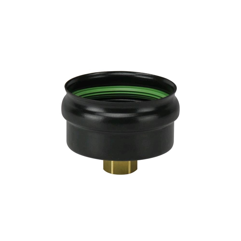Tappo con Scarico Condensa per Tubi Stufa a Pellet Acciaio rivestito con smalto porcellanato 8 ⌀ cm - PN818