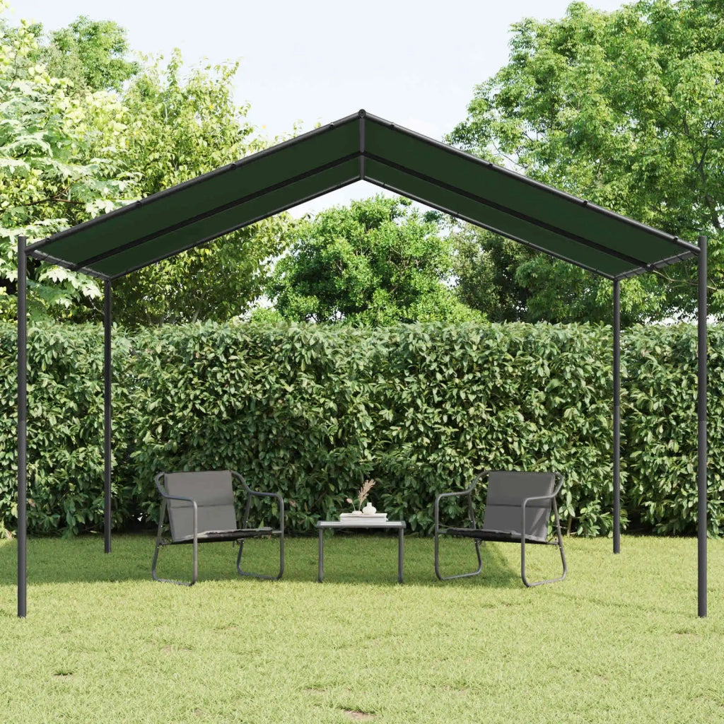Gazebo 4 x 4 x 2,6 m Tortora Poliestere e Acciaio 42030530