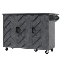 Isola cucina estendibile - Xylo - 118x45x92cm 3 cassetti regolabile