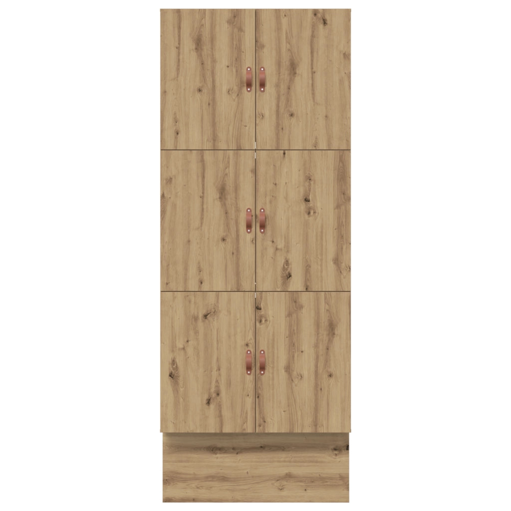 Struttura Letto con Contenitore in Rovere 100x200 cm