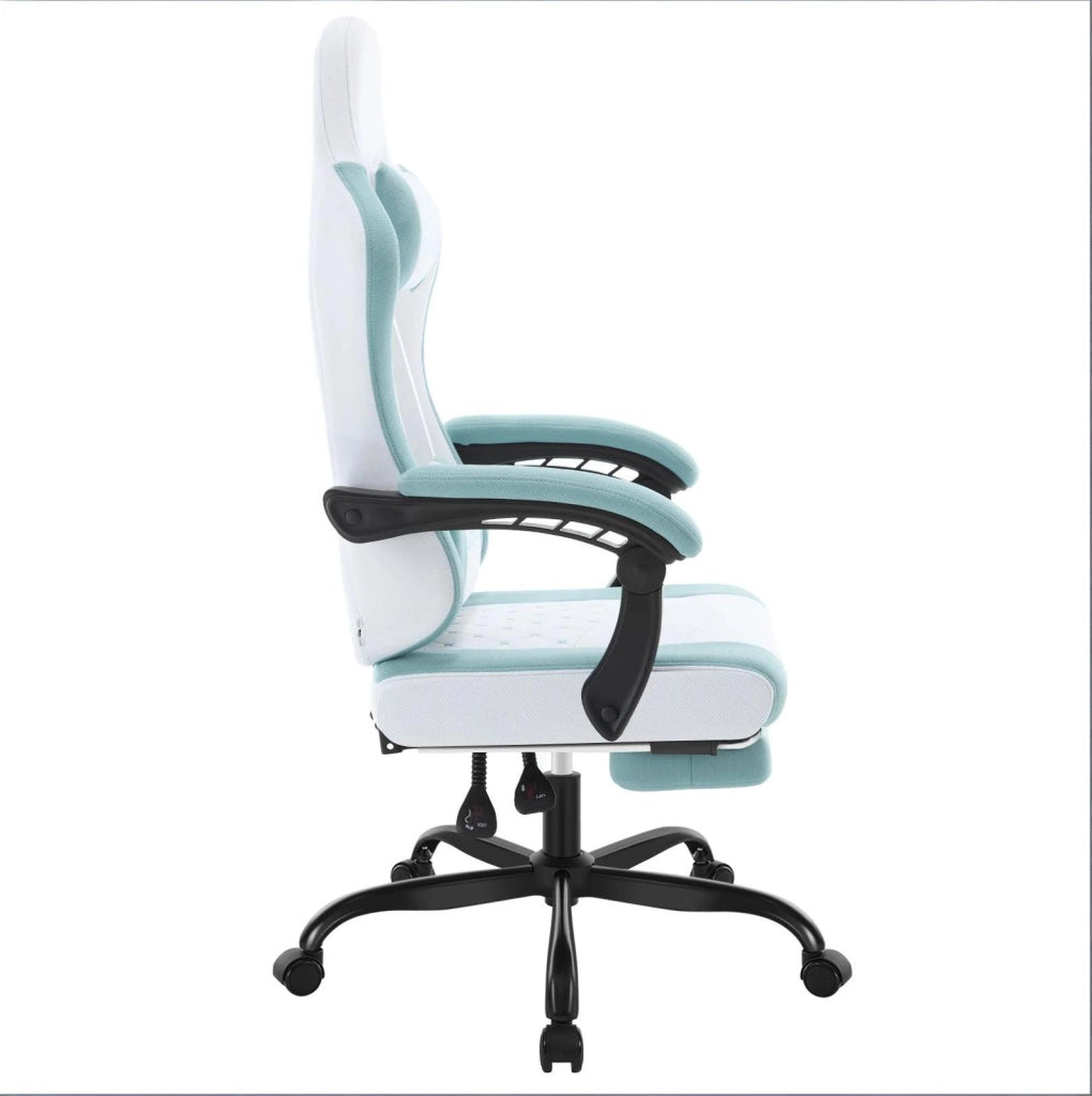 Sedia ergonomica da ufficio girevole con massaggio e schienale alto