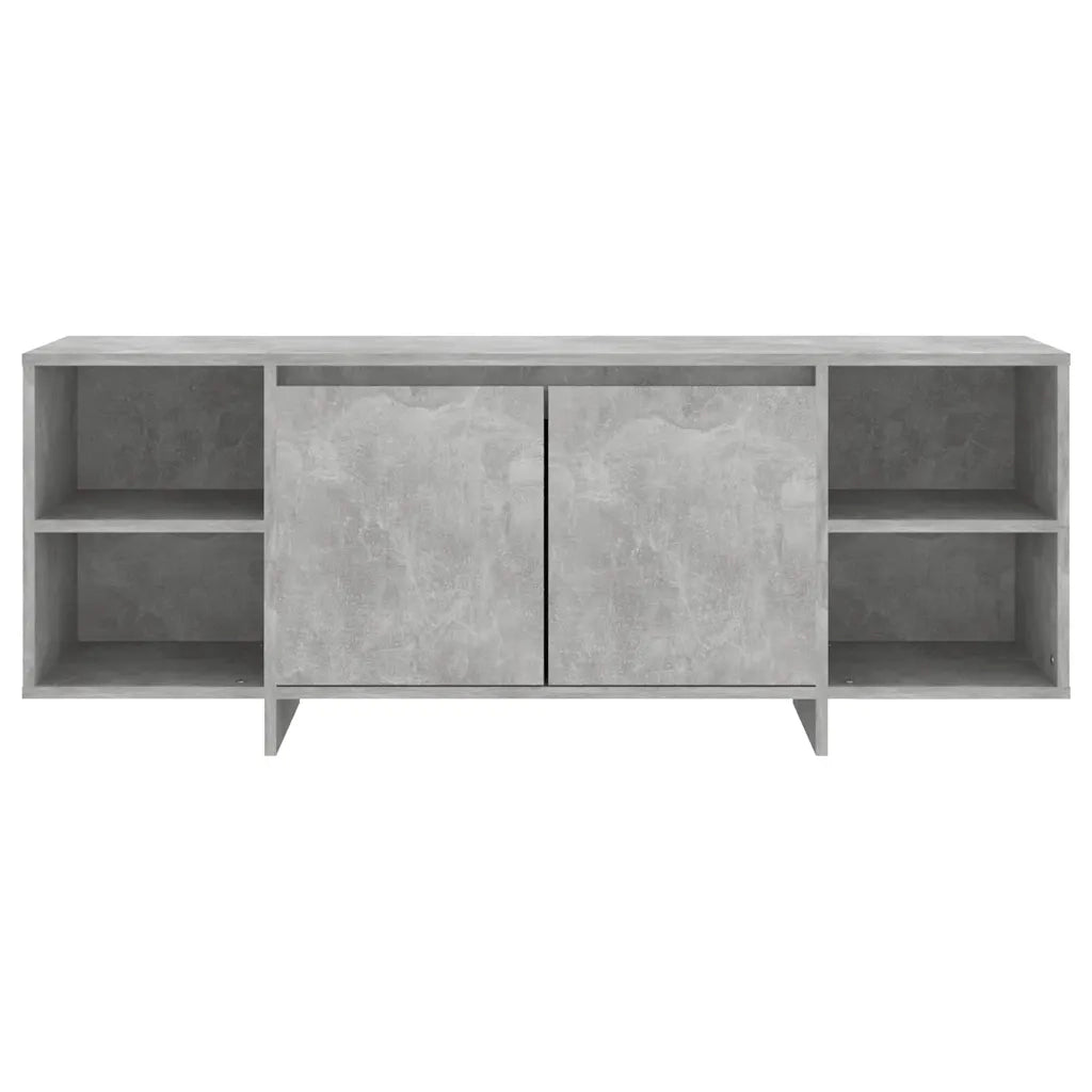 Mobile TV | Armadietto TV | Mobile Porta TV Grigio Cemento 130x35x50 cm in Truciolato