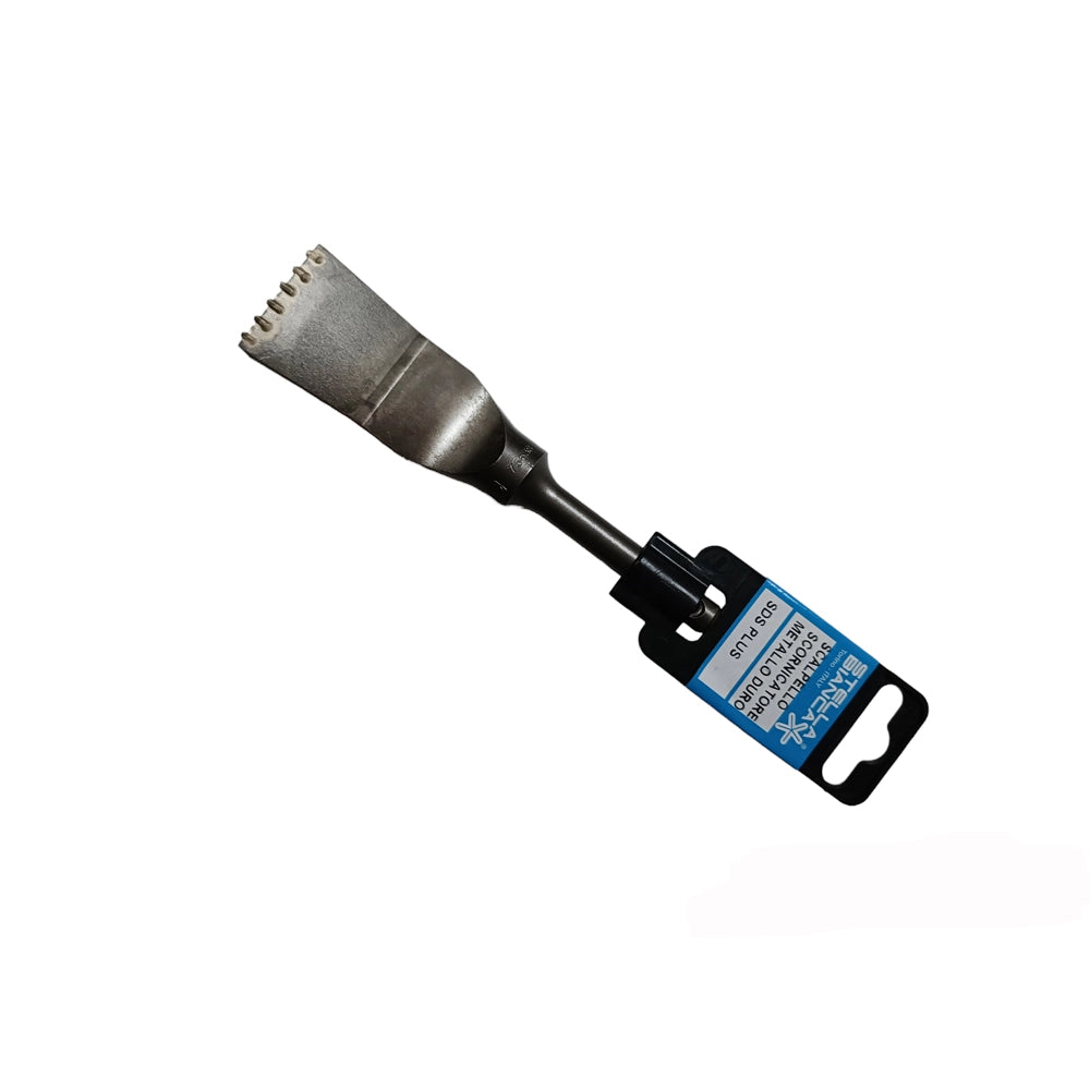 SCALPELLO A BOCCIARDA SCORNICIATORE SDS-PLUS 6 DENTI 175mm STELLA BIANCA 085A021
