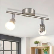 ZMH Faretto da soffitto GU10 a 2 fiamme Lampada da soffitto moderna per corridoio Lampadina inclusa