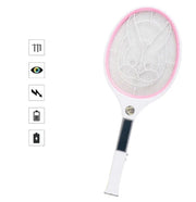 Racchetta fulmina zanzare ricaricabile pannello solare con luce LED QX-905