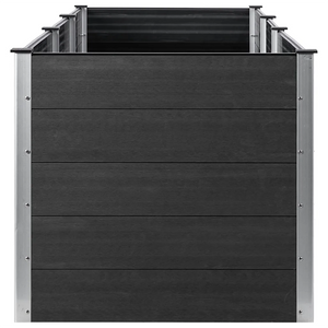 Fioriera Rialzata da Giardino 300x100x91 cm in WPC Grigio