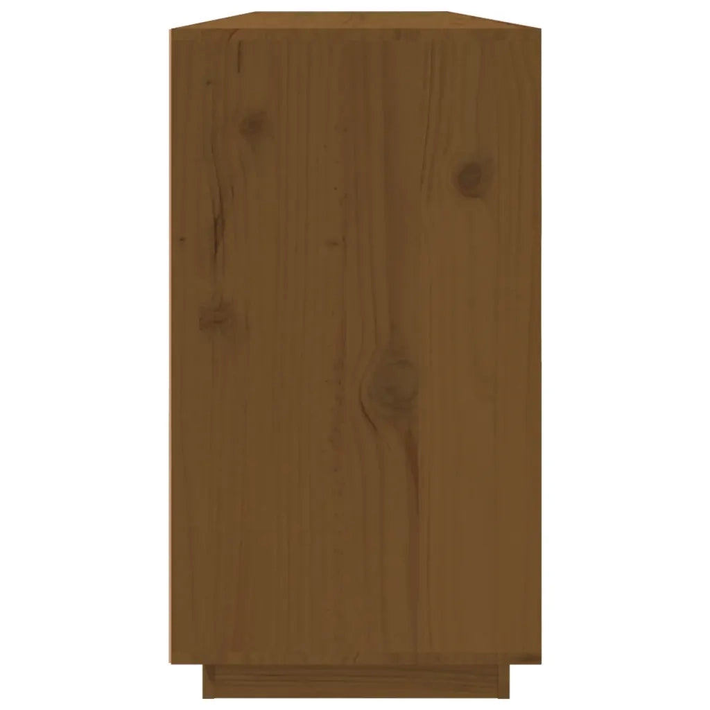 Credenza | Madia | Buffet da pranzo | Armadio da pranzo ambra 100x40x75 cm in Legno Massello di Pino