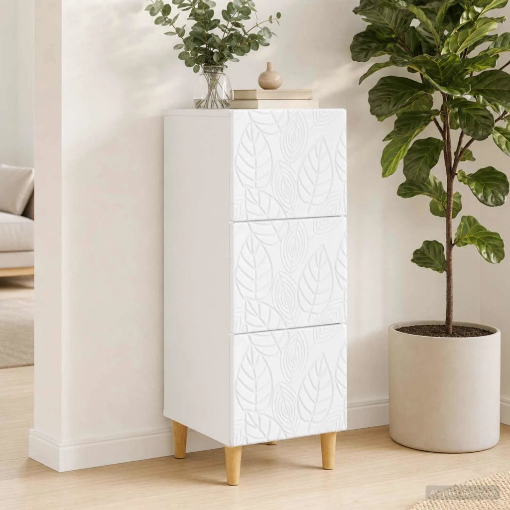 Mobile con Cassetti Bianco 33 x 34,5 x 90 cm 895075