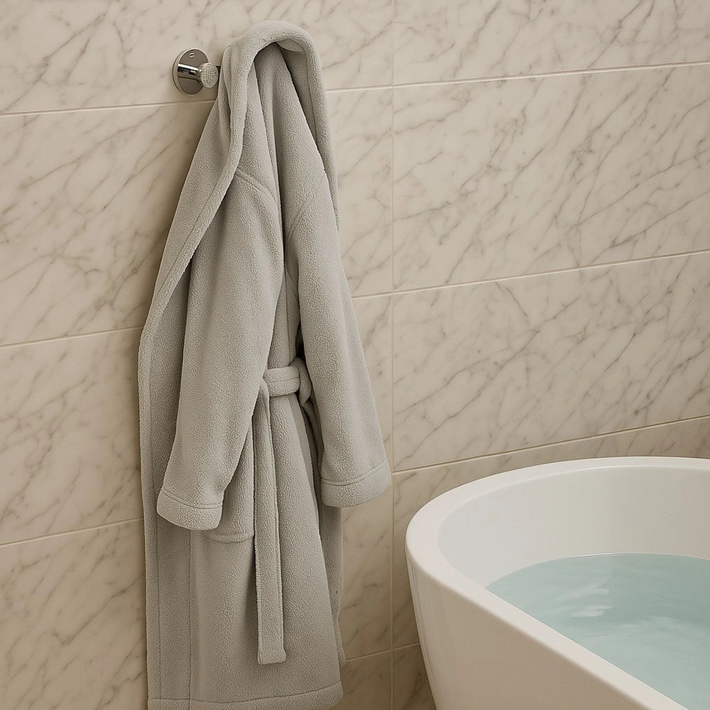 Trade Shop - Appendino Gancio Per Accappatoio Asciugamani In Acciaio Accessorio Arredo Bagno 87914 -