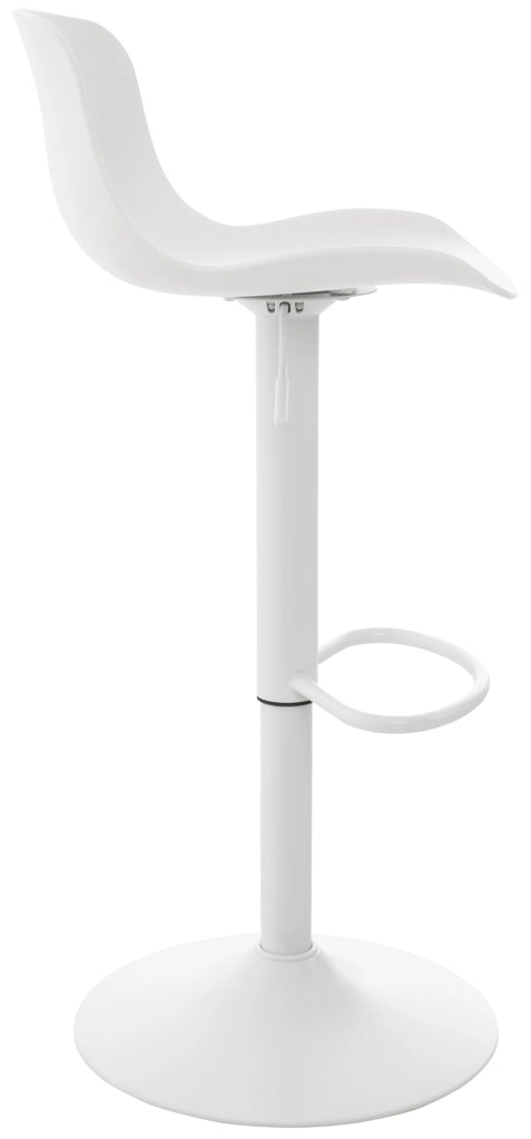 Sgabello Bar Almada In Polipropilene bianco