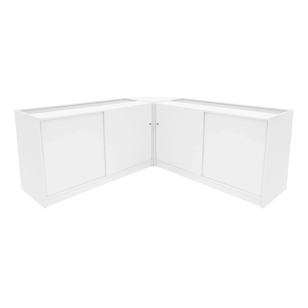 Set Banconi LED Bianco Harmonia B1500 C1500 LM60 Vetrina Negozio con Serratura
