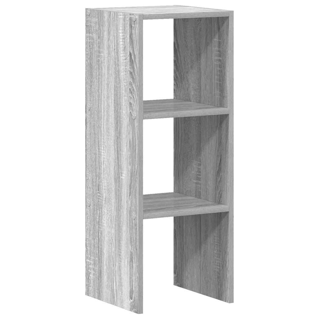 Libreria Impilabili Grigio Sonoma 30x30x80 cm Legno Multistrato 858813