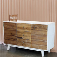 Mobile Austen 142x45x83 h cm in Legno Bianco