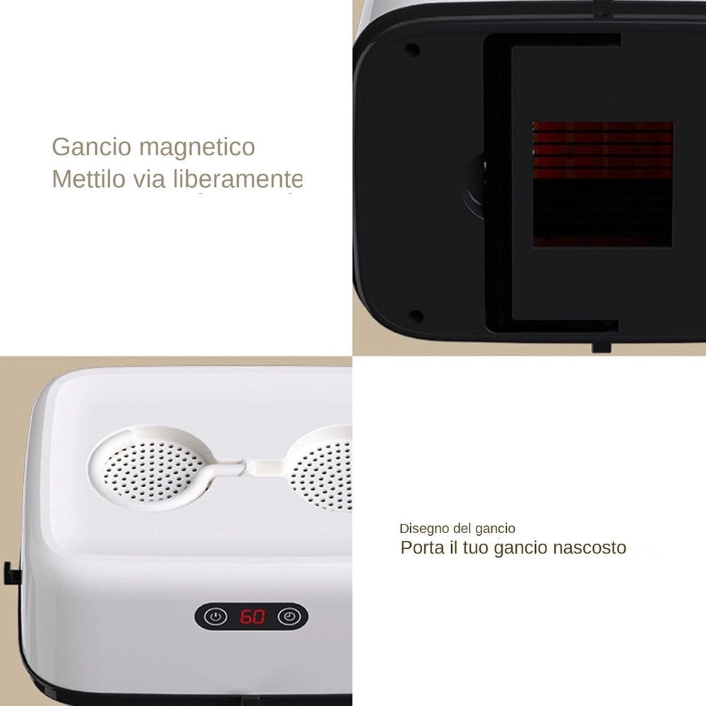 Trade Shop - Asciugatrice Piccola Portatile Per Bucato Vestiti Biancheria Bambini Uso Domestico -