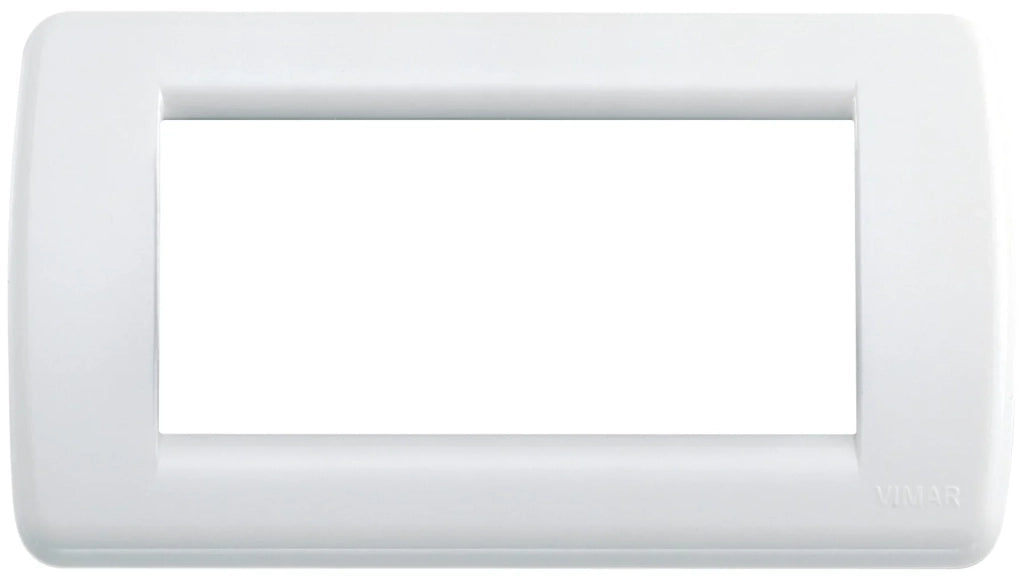 VIMAR Placca Rondò 4M bianco brillante - 16764.01