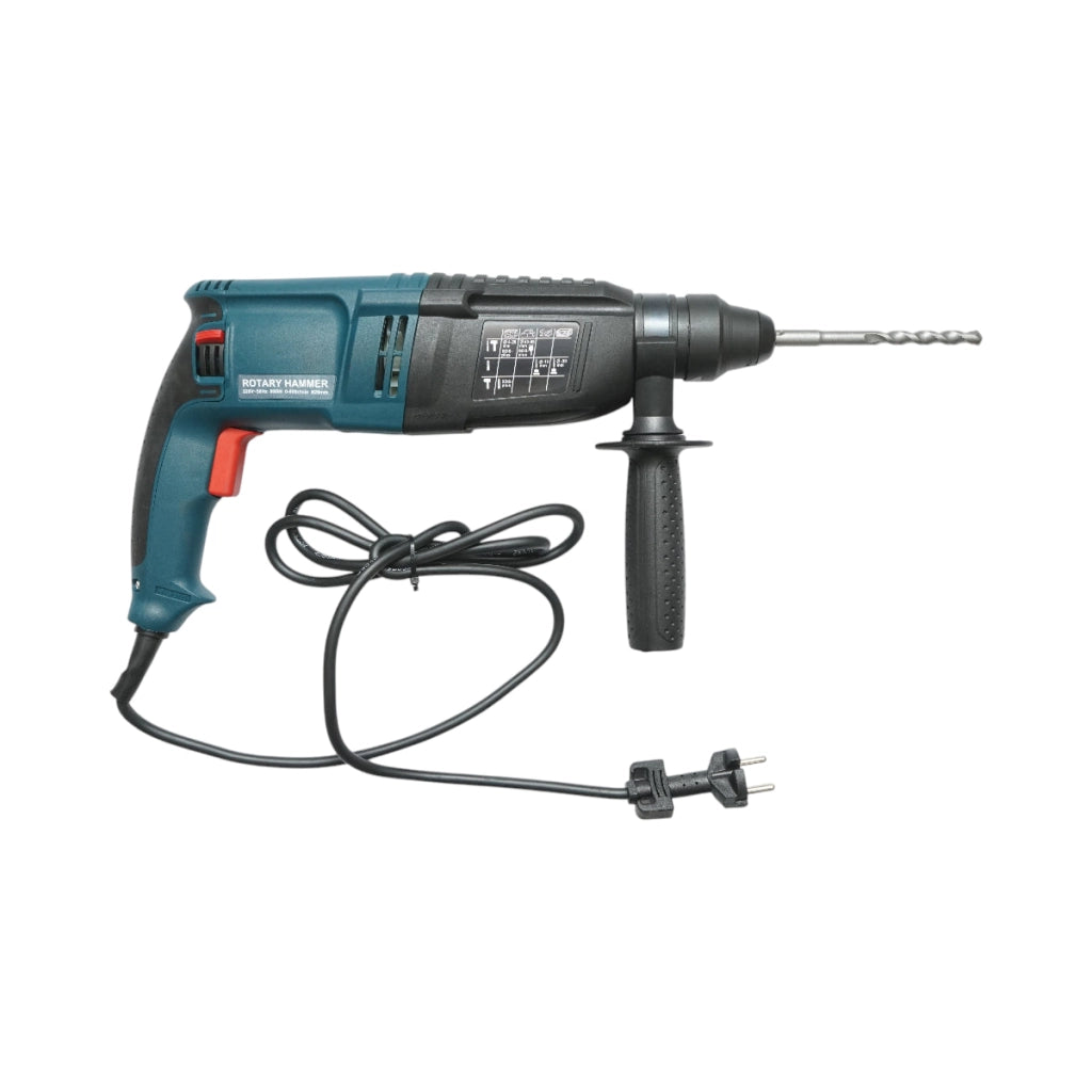 Martello tassellatore (rotopercussore) – 800 W Energia d’impatto: 3 Joule Mandrino: SDS Plus Diametro massimo foratura: 26 mm Breckner Germany
