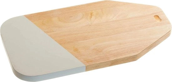 Tavolo di Formaggio in Legno Colore Bianco 40 mm x 21 mm x 2 mm