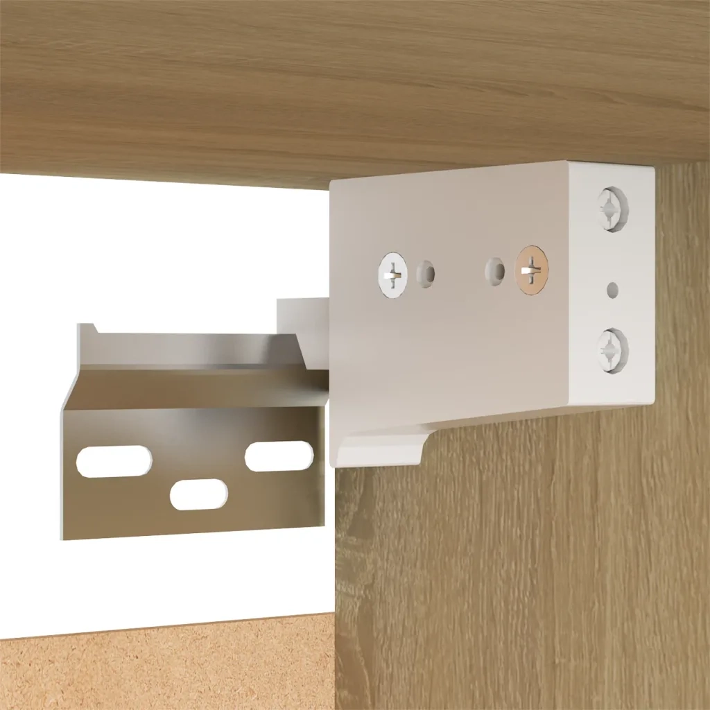Comodino | Armadio da Notte | Mobiletto da notte Rovere Sonoma 30,5x30x30 cm in Truciolato
